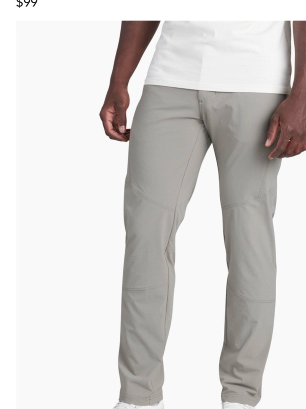 34/32 Kuhl Deceptr gray khaki men’s pants with ripstop fabric